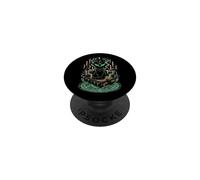 Chat Noir Mystique Grimoire Sorcellerie Gothique PopSockets PopGrip Adhésif