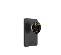 Chat Noir Nuit étoilée Van Gogh Moon Art Mom Dad Meow PopSockets PopWallet pour MagSafe