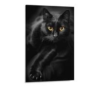 Chat Noir，Puzzle 1000 Pièces Puzzle en Papier d'impression Haute Définition Défiez Le Problème Stimuler La Créativité Jeu Interactif（38x26cm）-A34