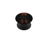 Chat Noir Sang Lune Halloween Gothique Horreur PopSockets PopGrip Adhésif