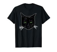 Chat Noir Suspect T-Shirt Graphique avec Valeur
