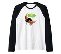 Chat Noir Triste Qui a Choisi « Tour » au Lieu de « friandise » Manche Raglan