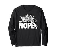 Chat Nope Not Today Bad Attitude Naughty Sly Kitten Manche Longue