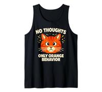 Chat Orange Chaos drôle Chat tigré Orange Meme Comédie Débardeur