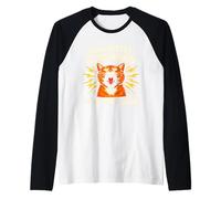 Chat Orange Chaos drôle Chat tigré Orange Meme Comédie Manche Raglan