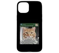 Chat Orange il y a Un Mouvement à Votre Porte d'entrée Stupide Coque pour iPhone 15 Plus