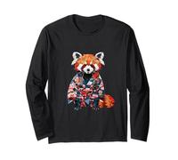 Chat Ours Kymono en Origami Toujours Haori Red Panda Manche Longue