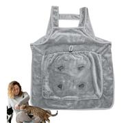 Chat Ouvre-nœud - Carrier Pour Chatons Pour Tablier, Transporteur De Harnais Pour Animaux Tablier Pour Vecteurs De Chats Avec Des Trous Est Fait De Polaire De Corail Doux Et Doux Sur En