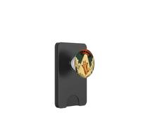 Chat OVNI drôle Alien Vaisseau Spatial Chat Papa Espace Vintage PopSockets PopWallet pour MagSafe