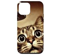 Chat OVNI Selfie Gros Plan Alien Fun Coque pour iPhone 12 Mini