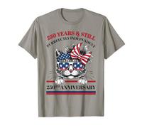 Chat Patriotique 250 Ans Amérique indépendante 1776 2026 T-Shirt