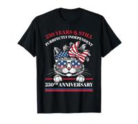 Chat Patriotique 250 Ans Amérique indépendante 1776 2026 T-Shirt