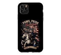 Chat Patriotique Licorne Ride Wild and Free Coque pour iPhone 11 Pro Max