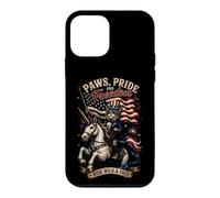 Chat Patriotique Licorne Ride Wild and Free Coque pour iPhone 12 Mini