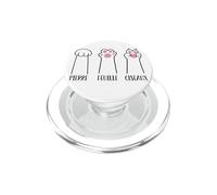 Chat Pattes Pierre Feuille Ciseaux Humour Original Drôle PopSockets PopGrip pour MagSafe