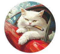 Chat Persan 1000 Pieces Jigsaw Puzzles for Adults Challenging Game Stress Relieving Entertainment Exercise The Memory of The Brain for Adults Gifts 1000pcs (67.5x67.5cm)