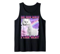 Chat Persan drôle Meme Internet Culture Gen Z Sarcastique Débardeur