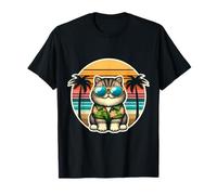 Chat persan Propriétaire Summer Vibes Vacation Vacances Maman Lady Dad T-Shirt