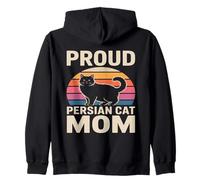 Chat Persan rétro Fier Sweat à Capuche