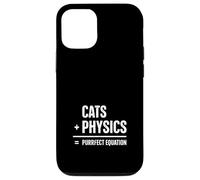 Chat Physique Humour Science Nerd Amoureux des Chats Coque pour iPhone 12/12 Pro