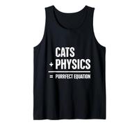 Chat Physique Humour Science Nerd Amoureux des Chats Débardeur