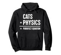 Chat Physique Humour Science Nerd Amoureux des Chats Sweat à Capuche