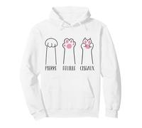 Chat Pierre Feuille Ciseaux Humour Félin Cadeau Drôle Sweat à Capuche