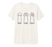 Chat Pierre Feuille Ciseaux Humour Félin Cadeau Drôle T-Shirt Haut de Gamme