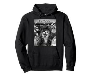 Chat Pirate Dernier Jour d'école Summer Break Funny Selfie Sweat à Capuche