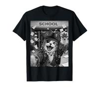 Chat Pirate Dernier Jour d'école Summer Break Funny Selfie T-Shirt
