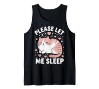 Chat Please Let Me Sleep Chats Mignons Débardeur