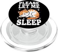 Chat Please Let Me Sleep Chats Mignons PopSockets PopGrip pour MagSafe