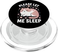 Chat Please Let Me Sleep Chats Mignons PopSockets PopGrip pour MagSafe
