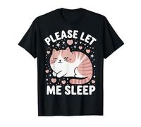 Chat Please Let Me Sleep Chats mignons T-Shirt
