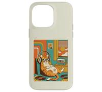 Chat Portant des écouteurs Coque pour iPhone 14 Pro Max