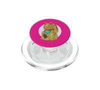 Chat Porte-Bonheur Chat Mignon Maneki-Neko Chat à Angle PopSockets PopGrip pour MagSafe