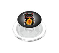 Chat Porte-Bonheur Chat Mignon Maneki-Neko Chat à Angle PopSockets PopGrip pour MagSafe