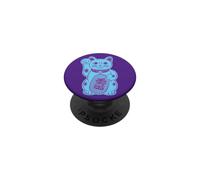 Chat Porte-Bonheur Chat Mignon Maneki-Neko Chat Design Moderne PopSockets PopGrip Adhésif