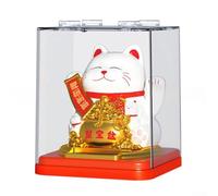 Chat porte-bonheur décoratif avec mouvement automatique, idéal pour n'importe quel décor (D)