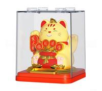 Chat porte-bonheur en agitant la main qui se balance, apporte chance et gaieté à la maison (B)