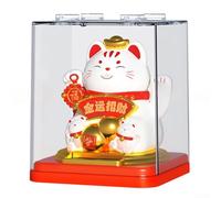 Chat porte-bonheur en agitant la main qui se balance, apporte chance et gaieté à la maison (D)