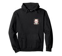 Chat porte-bonheur et ramen japonais style kawaii Sweat à Capuche