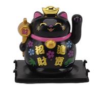 Chat Porte-Bonheur, Maneki Neko Japonais, Chat Porte-Bonheur, Bras Agitant, Mignon Chat Chinois, Chat Chinois Porte Bonheur Petit Chat Agitant Solaire pour La Décoration De La Maison Et De La Voiture
