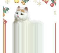 Chat pour animaux de compagnie interactif | Chat farci réfléchi | Simulazone en peluche souple réaliste Cat | Simulazine Soft Plush Simulation pour chat poupée jouet pour enfants filles