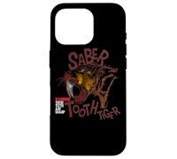 Chat prédateur disparu à Dents de Sabre Inscription Humor Coque pour iPhone 16 Pro