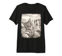 Chat Prenant Selfie Douze Apôtres Australie T-Shirt Haut de Gamme