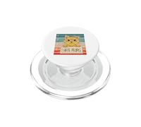 Chat Prison Prison Prisonnier Bad Kitty Mugshot Je déteste PopSockets PopGrip pour MagSafe