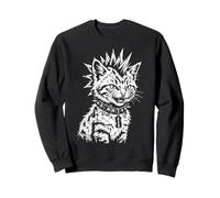 Chat Punk Rebelle Sweatshirt