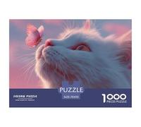 Chat Puzzle 1000 Pièces Cute Pets - Cadeau Original, Relaxation Mentale, Poster Décoratif, Pièces Épaisses & Solides, 70x50cm/1000pcs