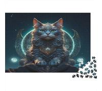 Chat Puzzle 1000 Pièces Educa Jouet en Bois De l'art De La Décoration Éléments de Science-Fiction Jeu Éducatif Challenge Toy pour Adultes Et Enfants À Partir De 12 Ans 1000pcs (75x5